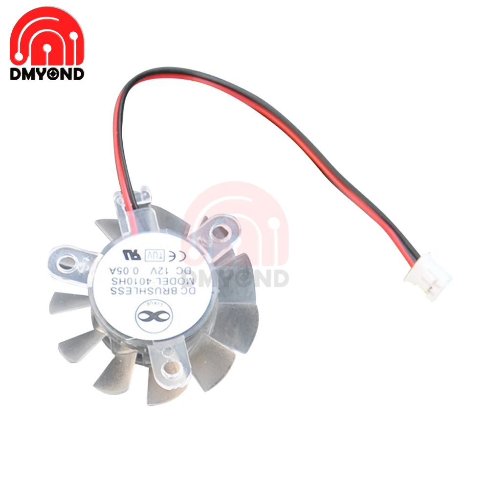 DC12V 4010 Oily Computer Graphics Cooling Small Fan Card With XH2.0 Interface Cable Length 9cm Radiator Mute Fan 4800RPM