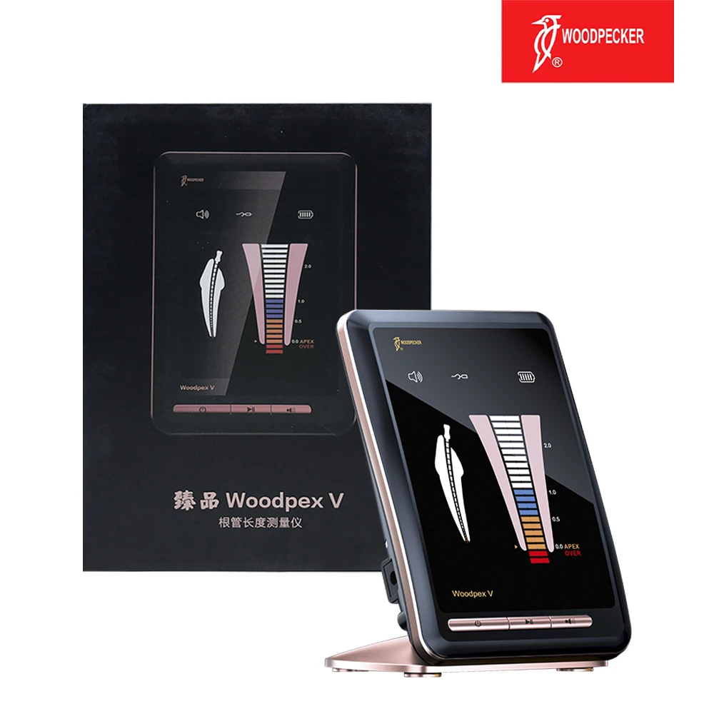 Woodpecker Woodpex V Dental Apex Locator Wurzelkanalmessgerät Farbe Großes Bildschirm Tragbares Messgerät