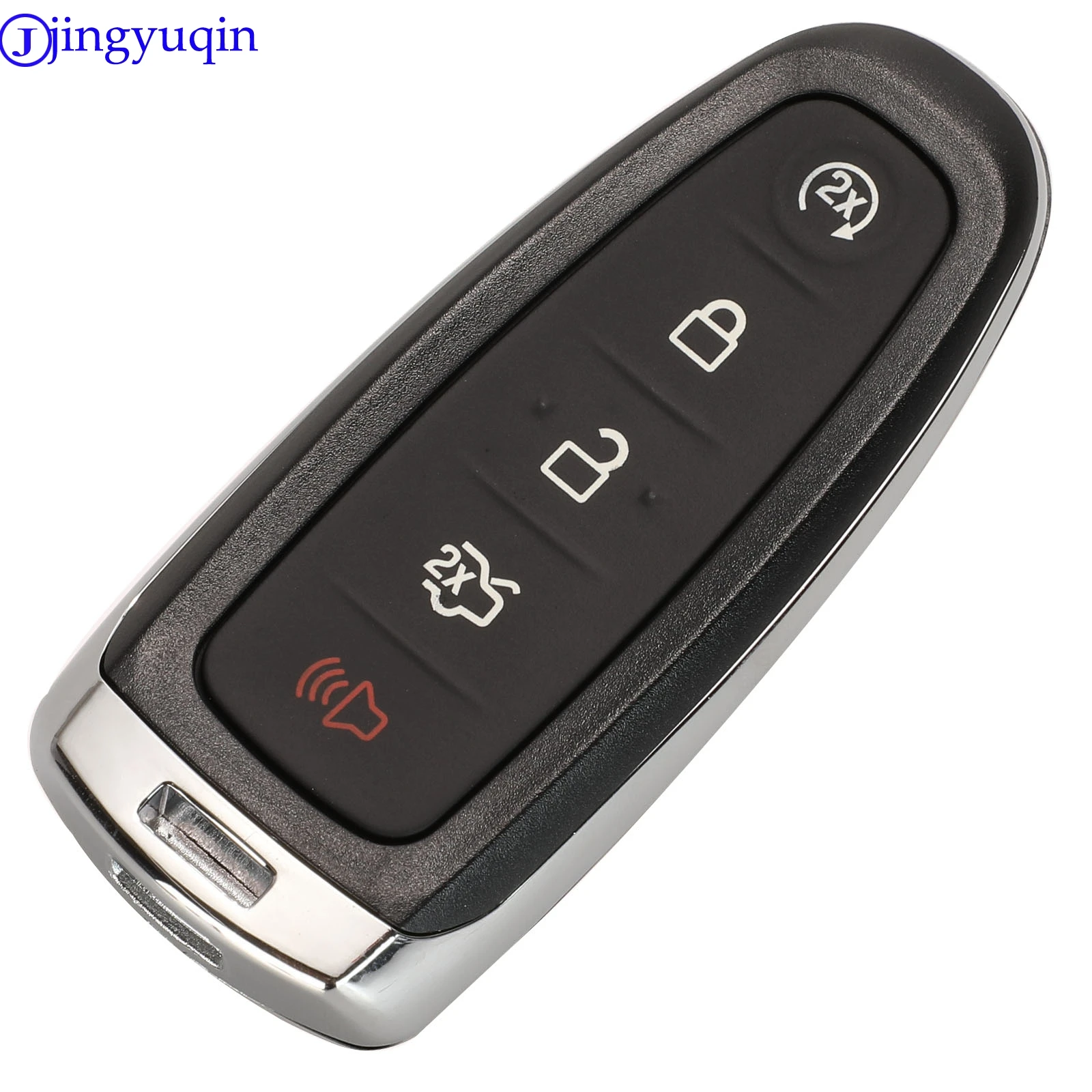 jingyuqin 5 Buttons Remote Car Key Case Cover Fob For Ford Explorer Edge Escape Flex Taurus 2011 2012 2013 2014 2015 Smart Car