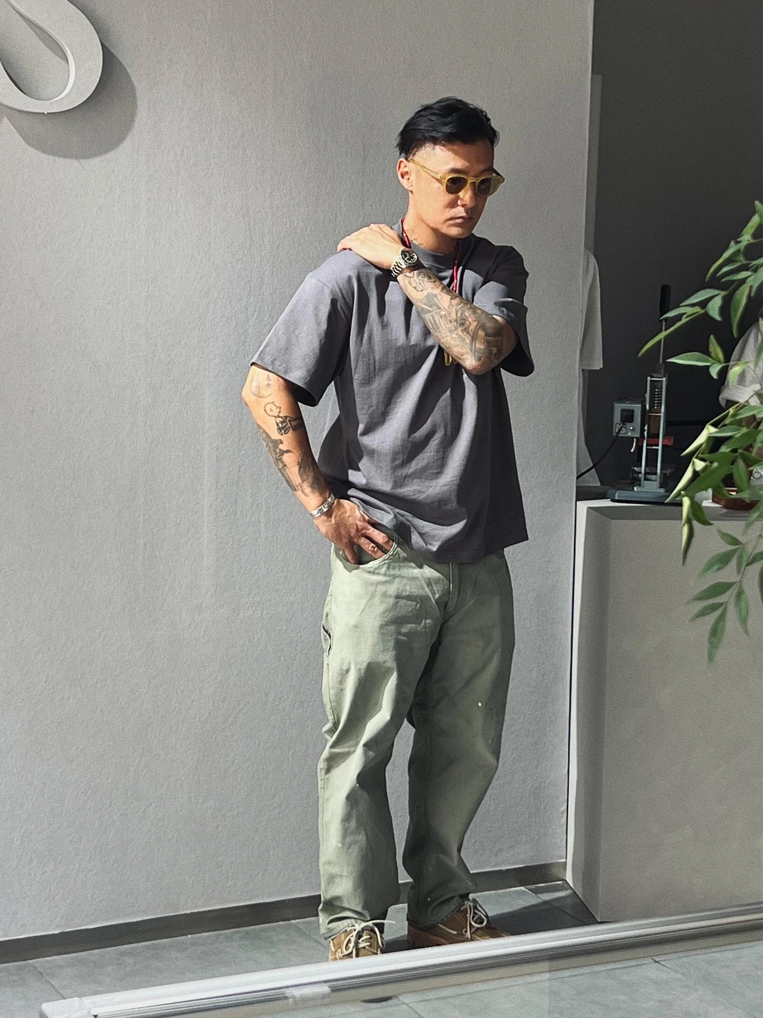 

Повседневная рабочая одежда MADN, брюки с узлом, повседневные длинные брюки, американские повседневные свободные брюки, прямые леггинсы цвета