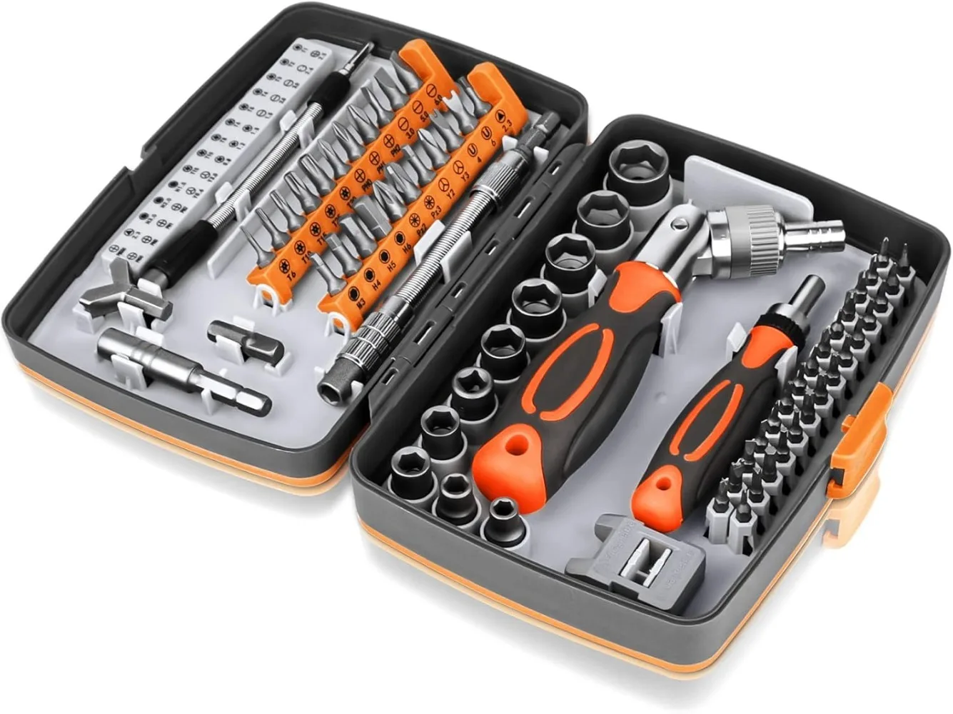 Professional grade magnetic screwdriver set is suitable for mobile phone camera computer daily maintenance, multi-functional