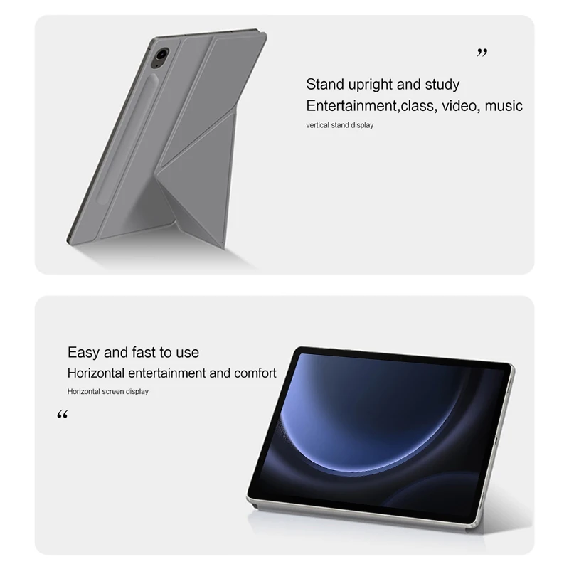 Magnetische Tablet-Abdeckung für Samsung Galaxy Tab S8 S9 Ultra 14,6 S7 S9 FE Plus 12,4 11 10,9 Zoll TB-X510 X516 X610 X616 Smart Case – Detail 14