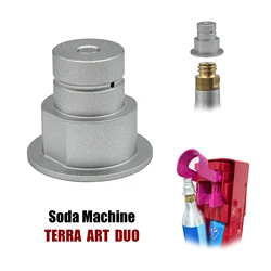 Adaptador de CO2 para agua de Soda, convertidor Terra DUO ART, adaptador de conexión rápida, rosca de TR21-4, cilindro de CO2, máquina de agua de Soda