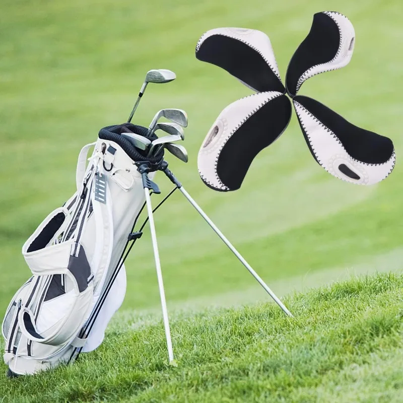 مجموعة أغطية حديد الجولف لمختارات مرونة النادي المحمولة 10 قطع/وحدة، هدية مثالية للاعبي الغولف