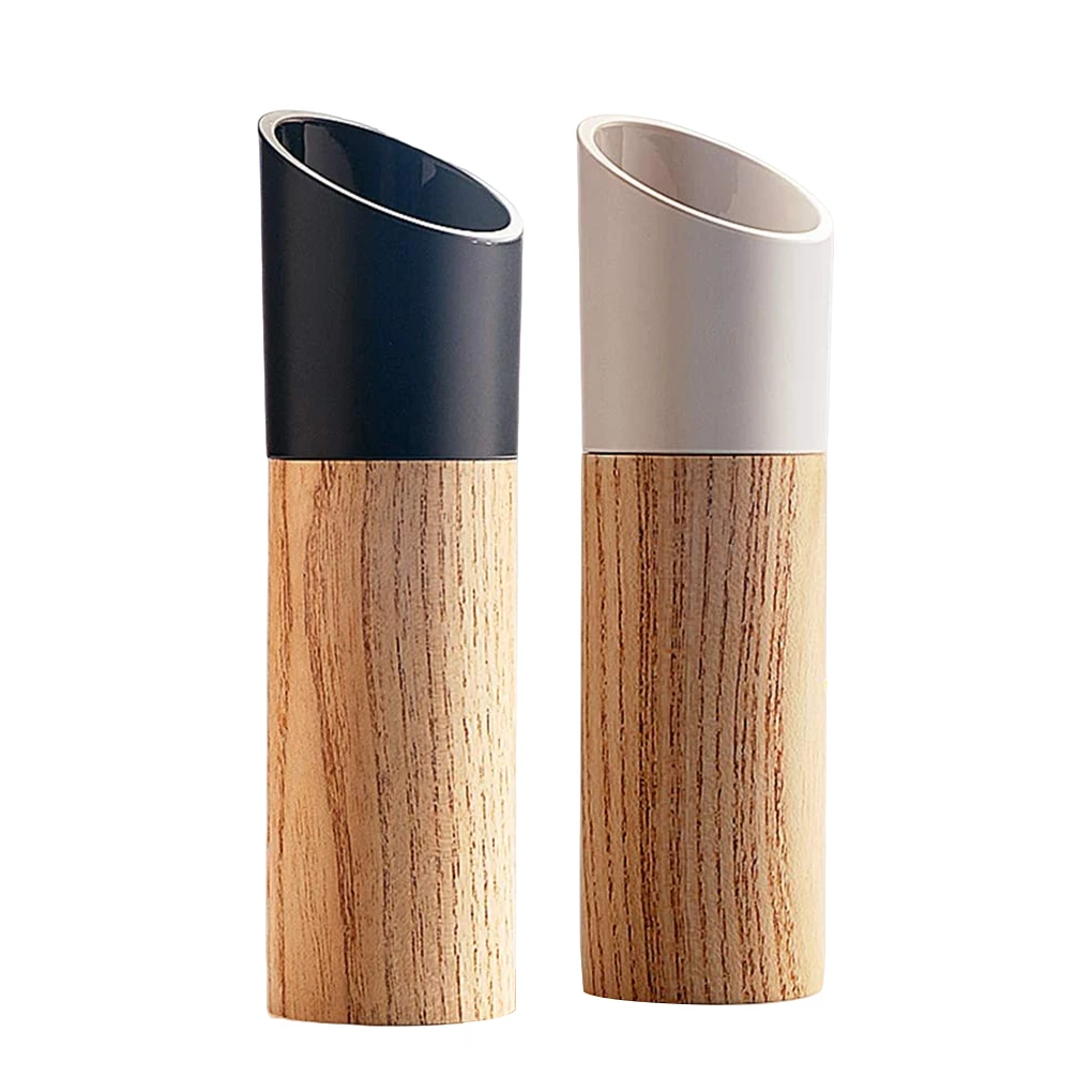 Pepper Grinder Grinding Tool Kitchen Gadget Wood No Burrs Home Supplies