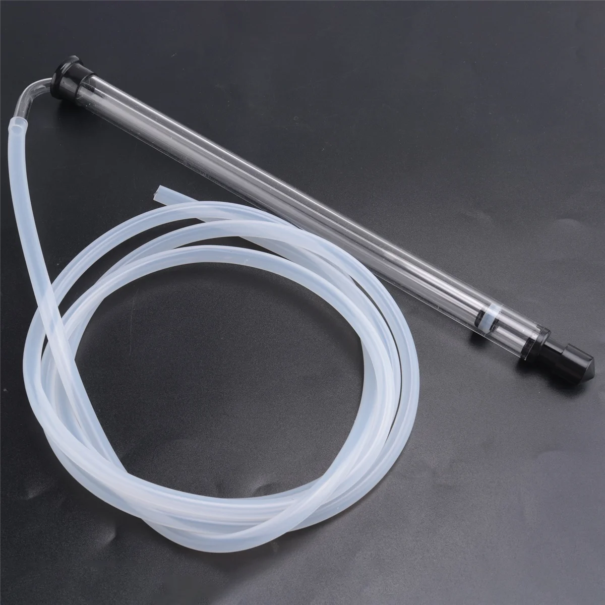 3/8In Auto Siphon with Clamp 6.5' Ft Hose Bottling Siphoning Kit with Food Grade Free Plastic Tubing for Beer