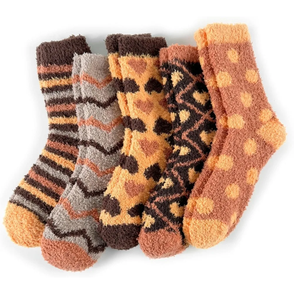 

Теплые и уютные подарки для женщин, чулки, пушистые нечеткие плюшевые носки для сна - мягкая теплая ткань