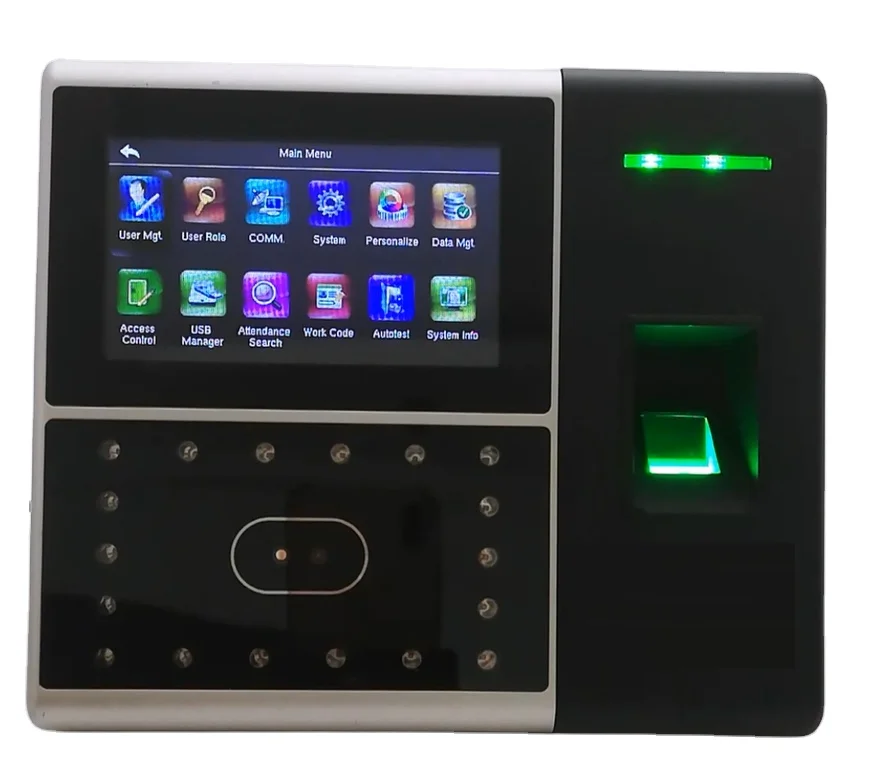 IFace302 Biometric Face Time Attendance System USB Fingerprint Reader Time Clock Employee Access Control Machine Electronic