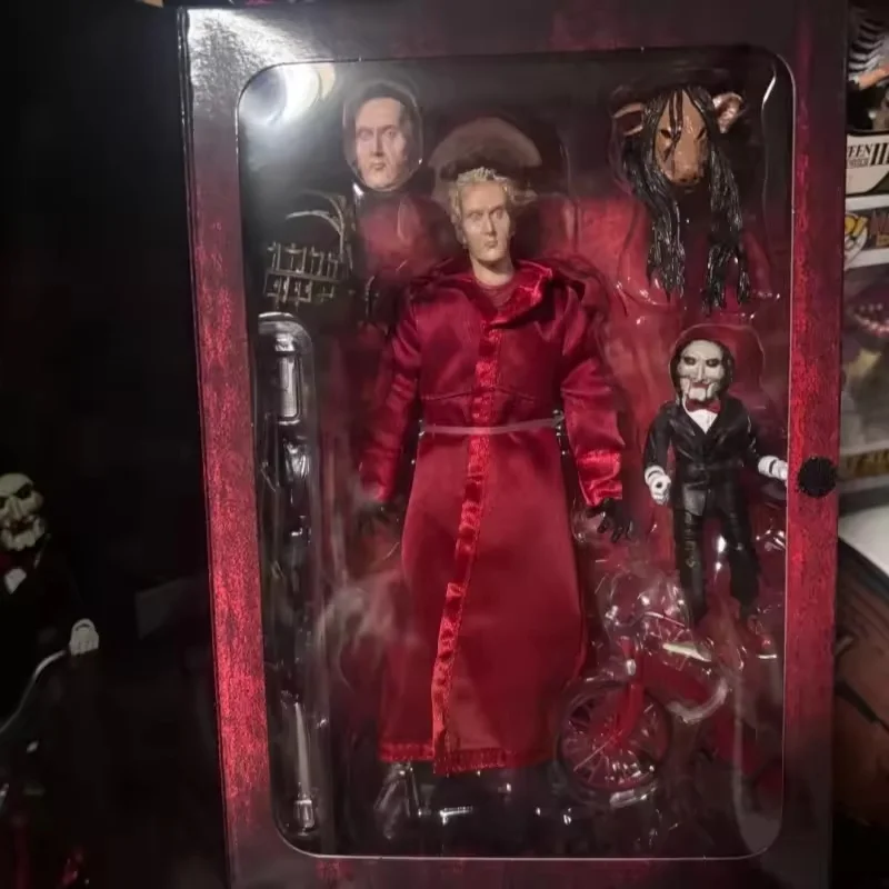 NECA Oficial Saw Jigsaw Red Robe Deluxe EditionAction Figure Model Collectibles é adequado para meninos e meninas como presente