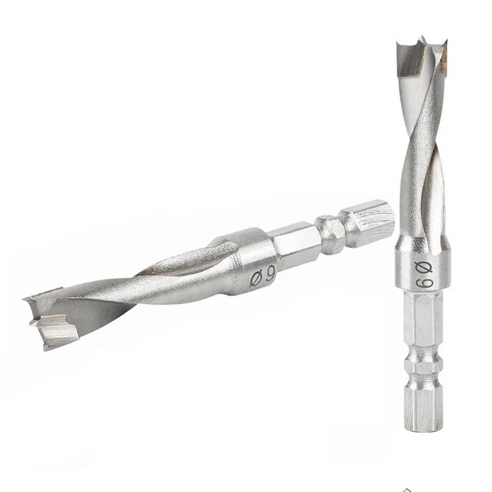 For Woodworking Projects Hex Shank Drill Bit Three-point Drill Bit Efficient Punching Forging Design High Hardness Steel