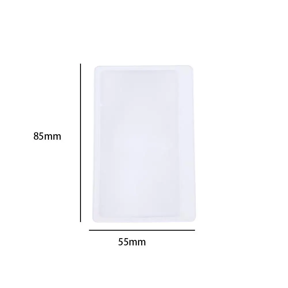 10 PCS Credit Card Shape Transparent For Reading Newspaper Book Fresnel Lens Magnifying Glass Loupe Magnifiers - Image 2