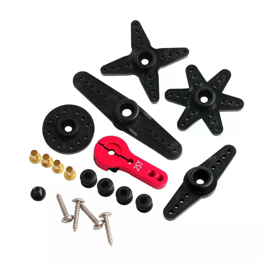 20kg.cm Cyfrowy serwomechanizm Szybki metalowy silnik przekładniowy 180 stopni RC Silnik Serwo Baja Serwa 25T Ramię do samochodów RC 1/8 1/10 FT5320M