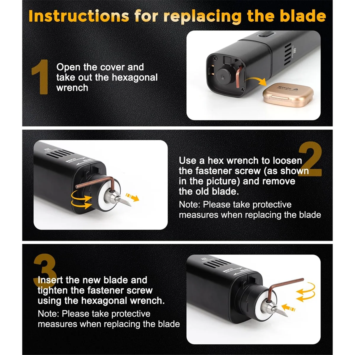 

AA25 40kHz Ultrasonic Cutter: 35w Ultrasonic Cutter with 50 Replacement Blades and OLED Display -Suitable for Printed US Plug