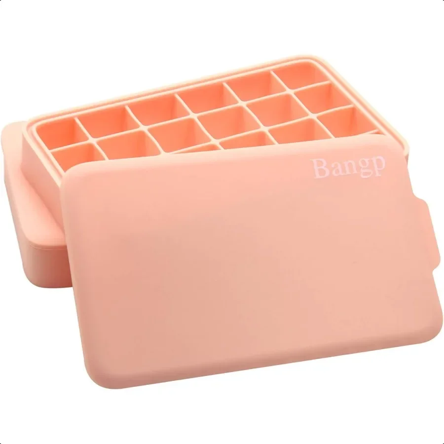 

Premium Ice Cube Trays 2 PackEasyRelease Silicone Ice Cube Tray 24 Ice Cube Trays for Freezer With Lid Ice Trays for Freezer St