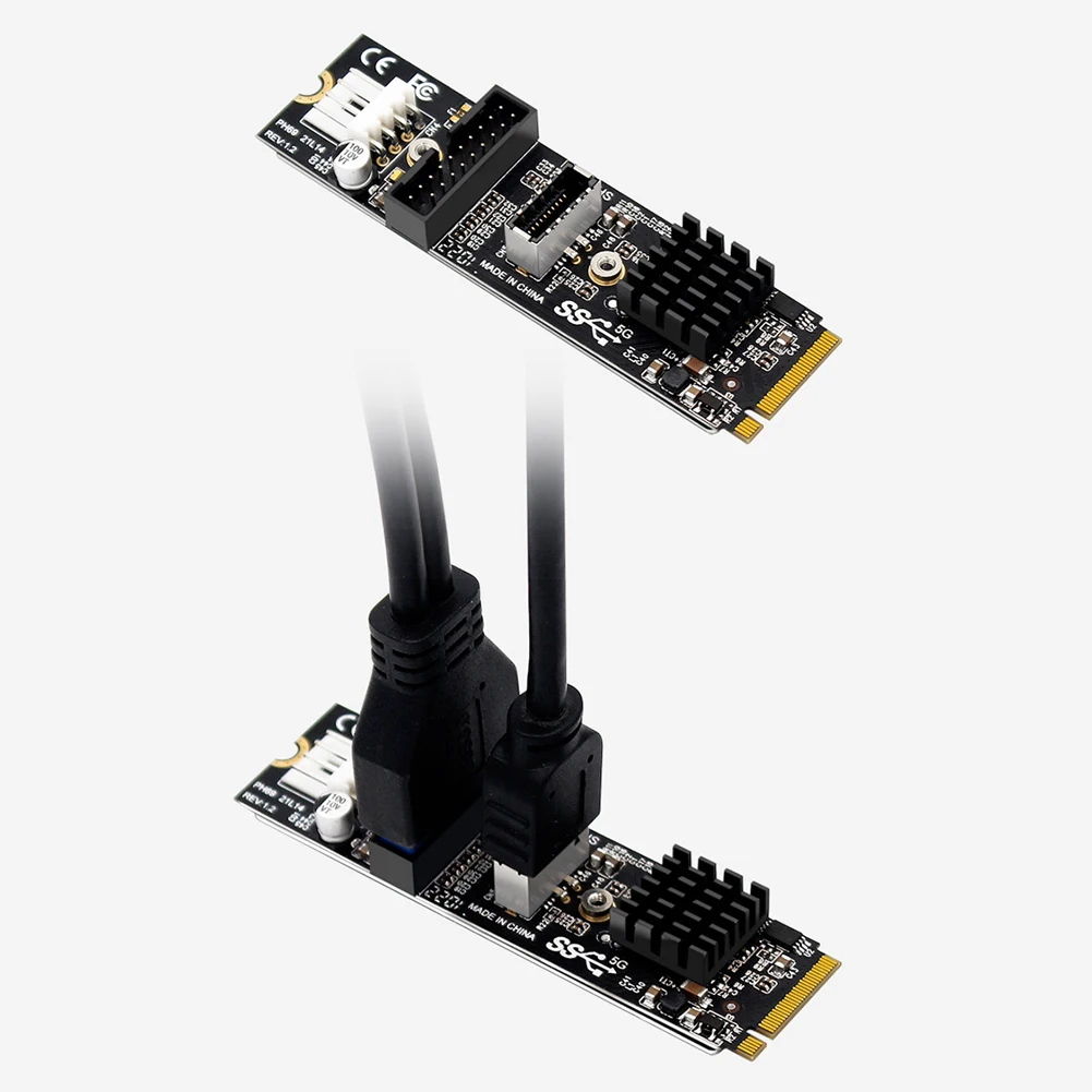 

M.2 M Key PCIe To USB 3.1 Front Expansion Adapter TYPE C+19/20PIN M.2 M Key PCIe To USB 3.1 Adapter Expansion Card
