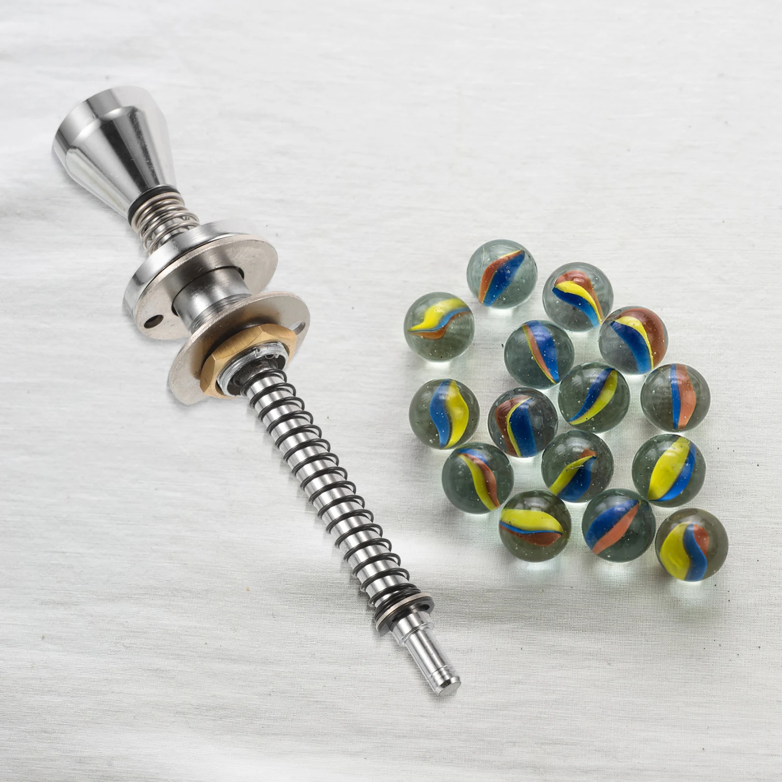 Pinball Machine Pull Rod Alloy Toy Accessories Game Console Parts Silver Small Shooter Accessory