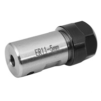 A76K 7Pcs Steel ER11 Spring Collet 1/2/3/4/5/6/7Mm With 5Mm ER11A Extension Rod Motor Shaft Holder