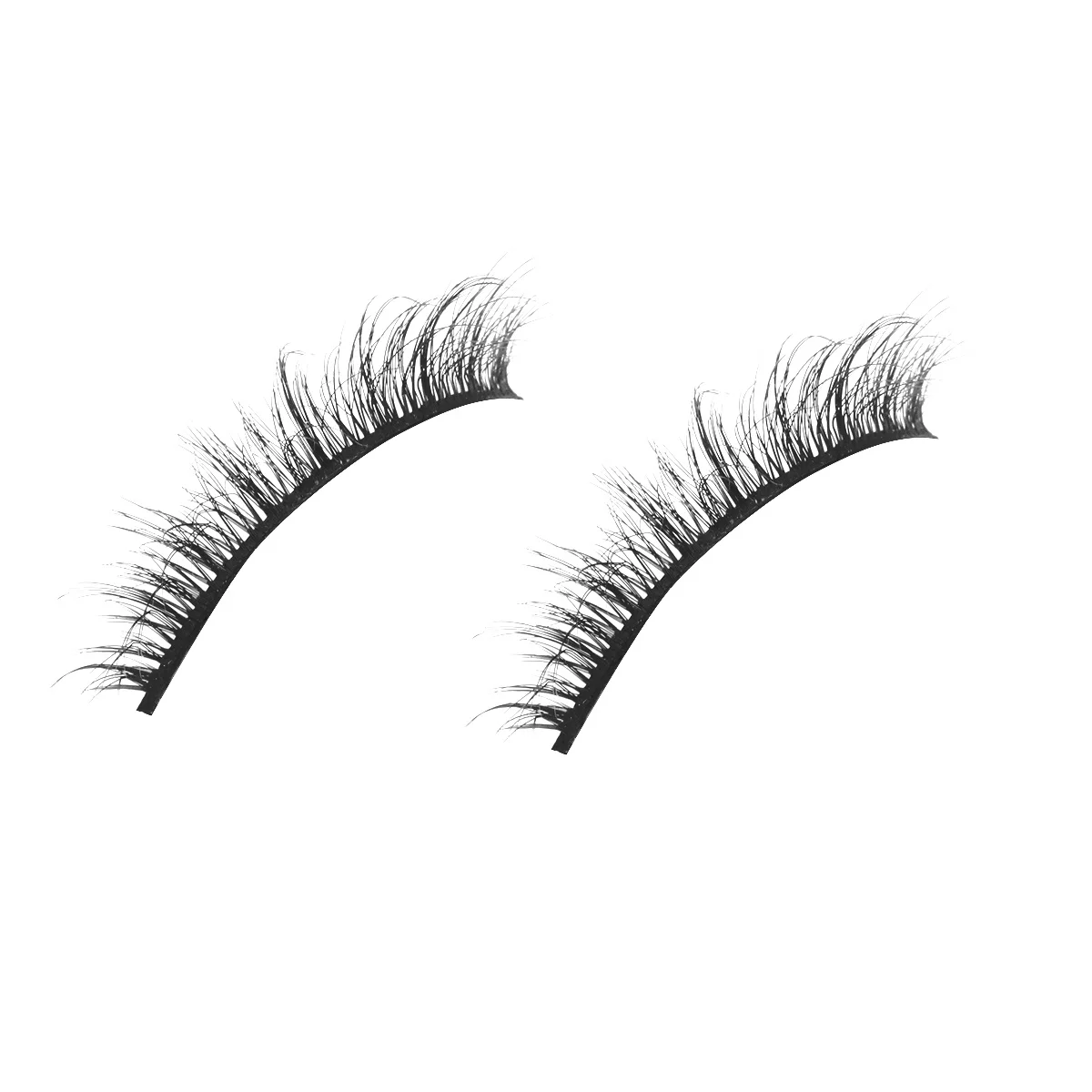 

1Pcs Self-Adhesive Natural False Eyelashes Thick Long Handmade Fiber Lifelike Fake Lashes for Party Makeup Fake Eyelash