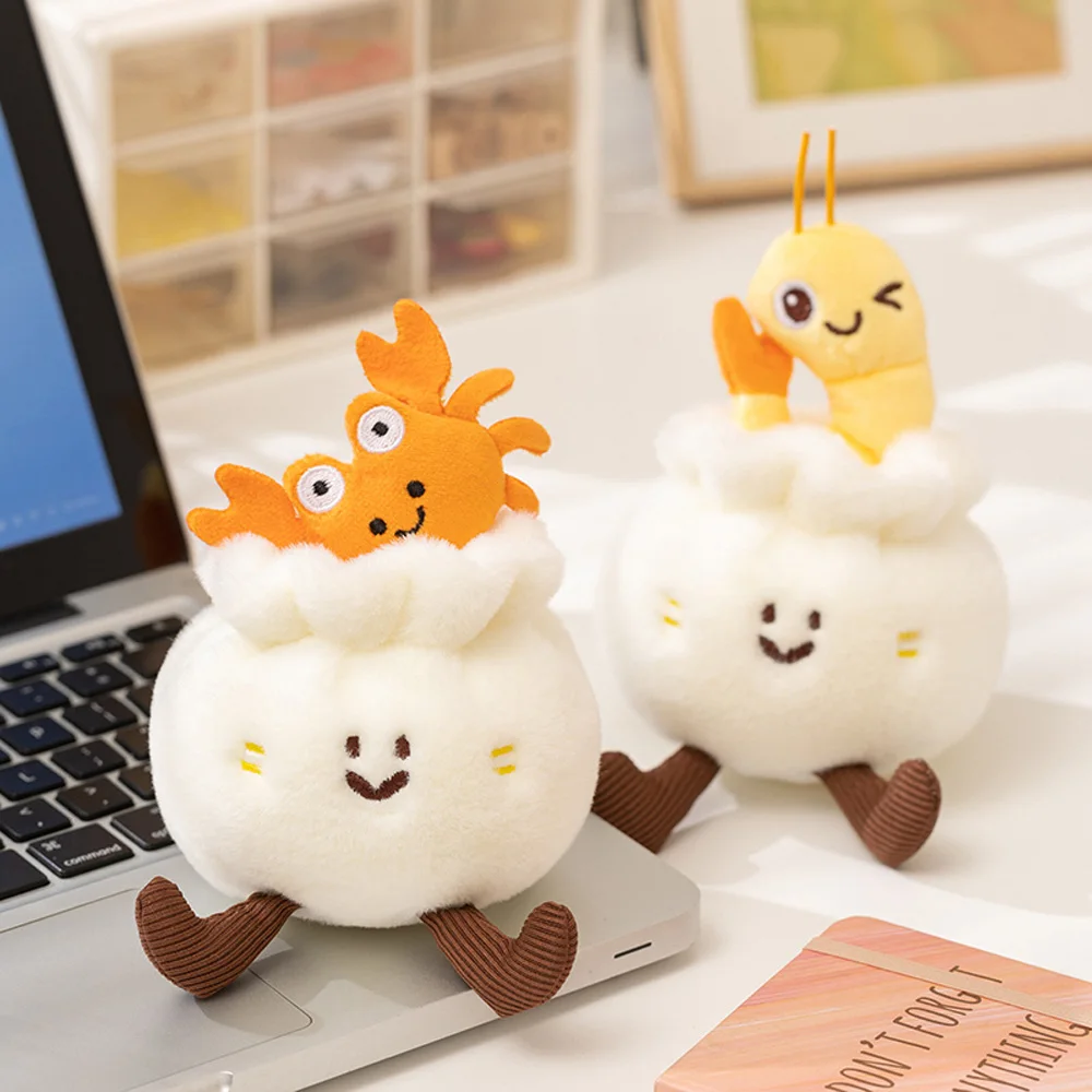 مسلية الصينية التقليدية الغذاء Xiaolongbao ألعاب من القطيفة كراب شوربة الزلابية كعكة رو كعكة محشوة الكعك مع حشوات اللحوم الروبيان