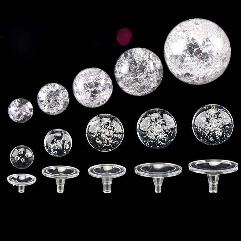 

Большой хрустальный шар с распылителем воды, подставка для чая, ландшафтный дизайн, маленький хрустальный шар, декоративные бусины, украшения для дома, стеклянный шар