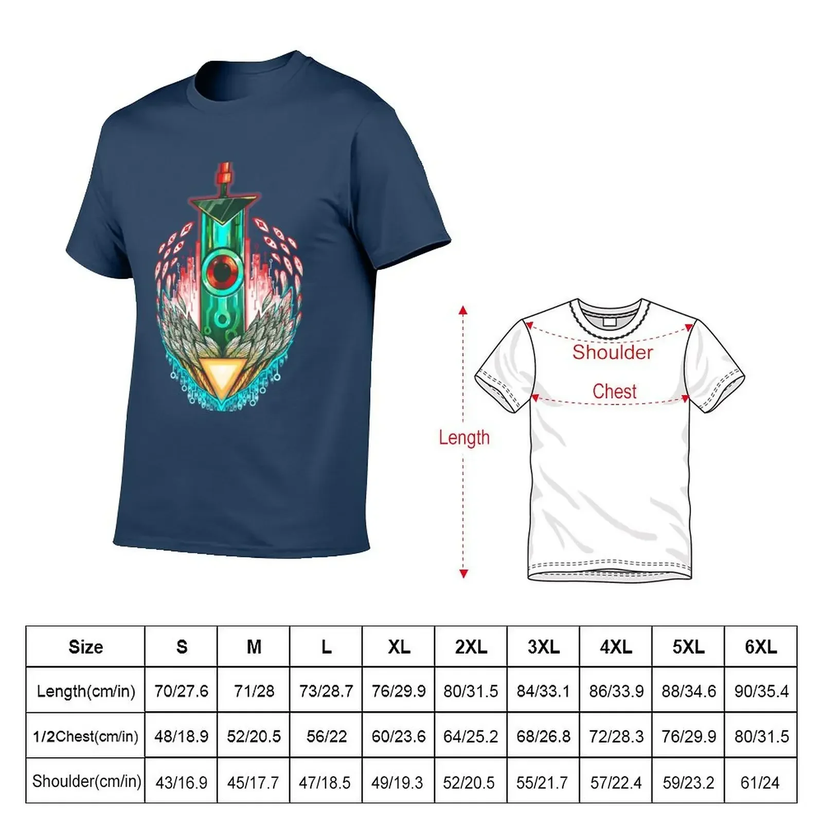 Cloudbank Crest: Sword T-Shirt korean fashion summer tops plain hippie clothes tee shirts for men