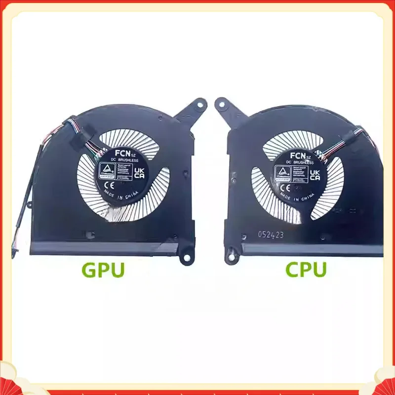 Laptop CPU GPU Cooling Fan for Gigabyte Aero 16 OLED BSF FQFX FQFW Fan 12V