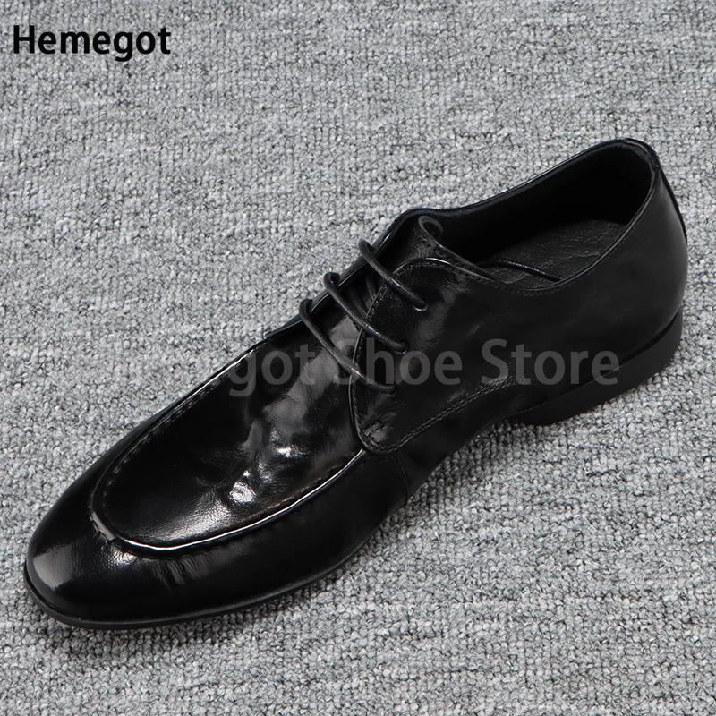

Men's Formal Business Casual Shoes Men's Shoes Lace-Up Flats Wear-Resistant Solid Color Casual Shoes Handmade Men's Shoes