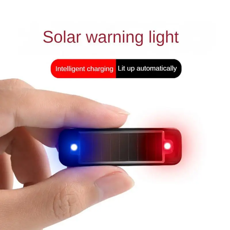 Orange Solar Power Anti-Theft Alarm Light For Motorcycles Car Scooter Strobe In-Night Warning Lamp Wireless LED Drone Indicator