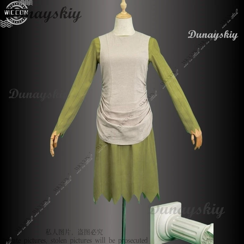 Mithrun 코스프레 코스튬 가발 유니폼 망토, Mithrun 캡틴, 할로윈 파티, 여성 남성 소품, 케렌실