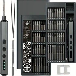 Set di cacciaviti elettrici multifunzione 68 in 1 strumenti di riparazione di precisione punte magnetiche per cacciavite TOrx Phillips per iPhone PC