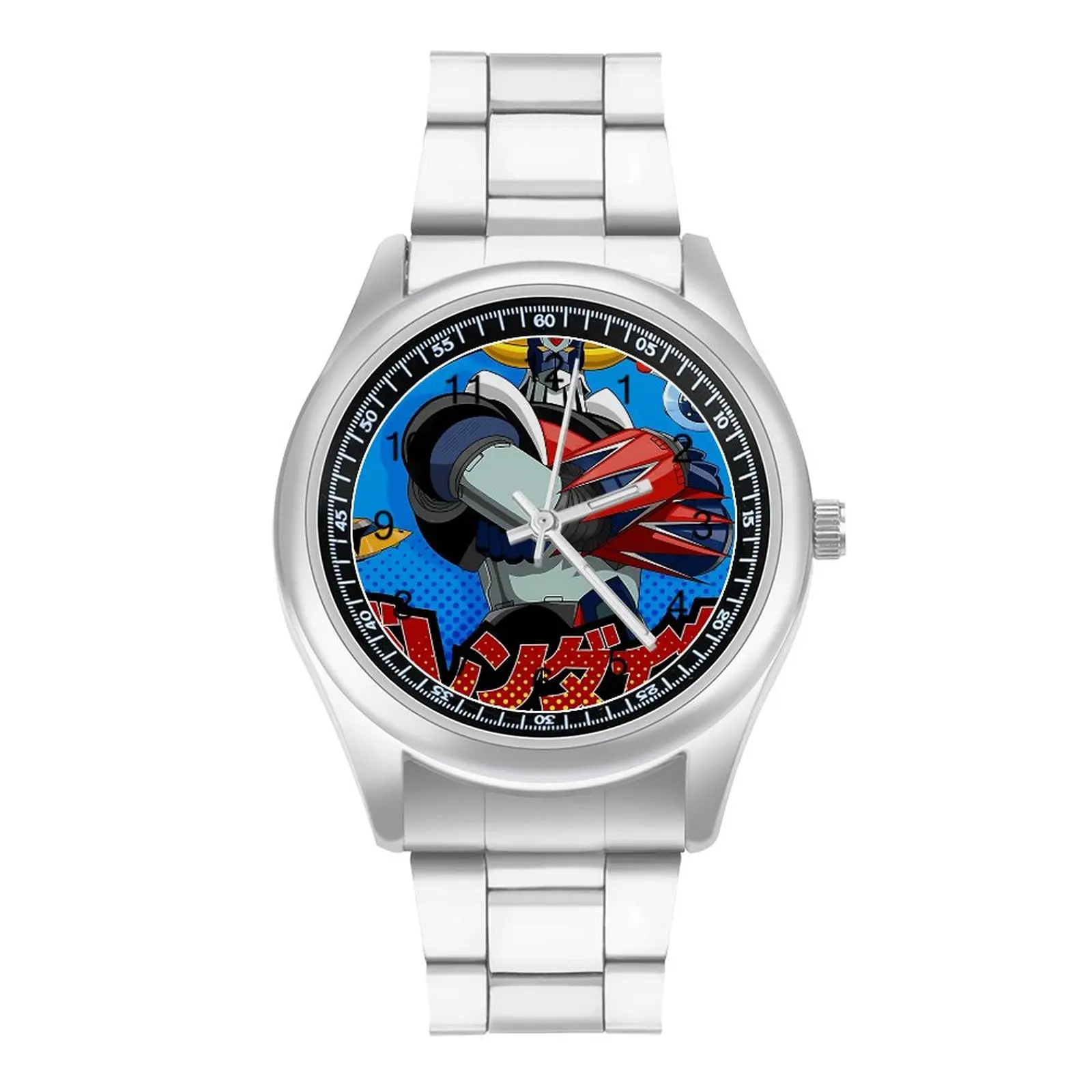 Vintage Grendizer Anime Quartz Watch Japanese Goldrake Wholesale Fancy Wrist Watches Steel Couple Home Design Wristwatch