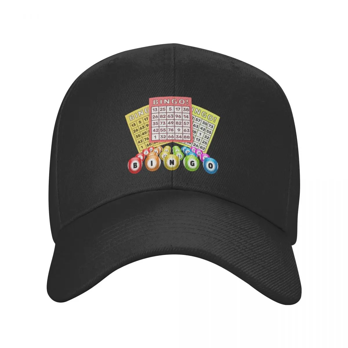 

Punk Unisex Hot Game Bingo Baseball Cap Adult Adjustable Dad Hat for Men Women Sports Snapback Hats