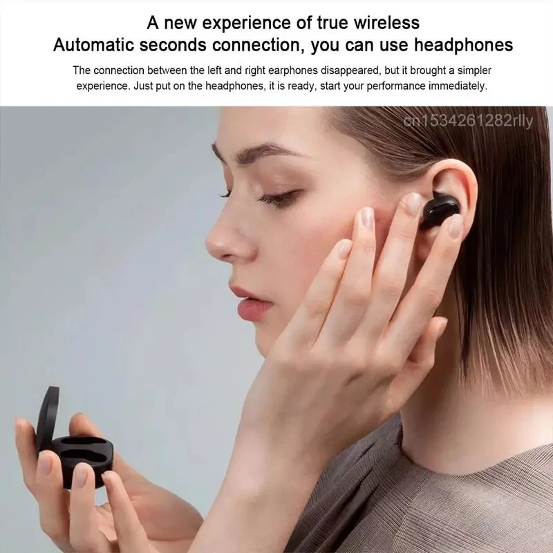 Global Version Xiaomi Redmi Mi Ture Wireless Earbuds Basic 2 TWS Bluetooth Airdots 2 Headphones With Mic Noise Reduction Earbuds