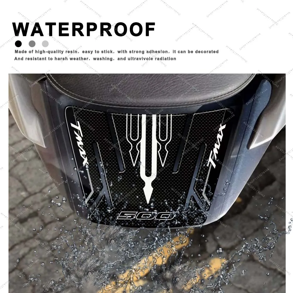 New 3D Gel Epoxy Sticker Kit Motorcycle Tail Protection Stickers Waterproof Decorative Decal For Yamaha T MAX TMAX 500 2001 2007 - Image 3