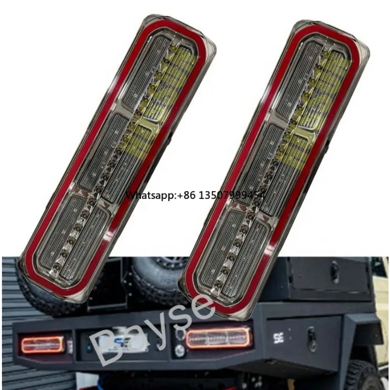 3854 Series Led Taillight  Rear Led Car Truck Rear Trailer Tail Lights Strobe Amber Light Amber Truck  Stop Reverse Pickup