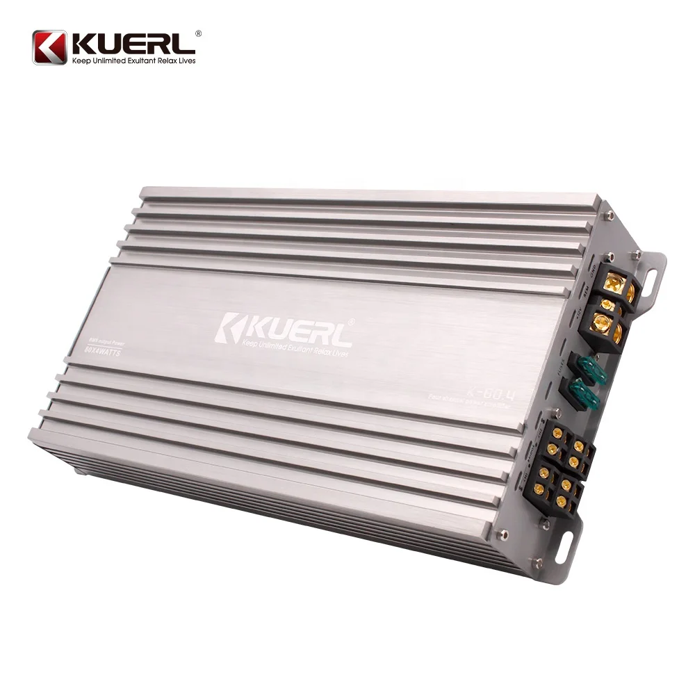 Amplificadores de audio para automóvil de 12 V Amplificador de automóvil de gran potencia Amplificadores potentes para automóvil de 4 canales