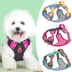 HP306 Breathable Waterproof Adjustable Reflective Small Medium Pet Dog Outdoor Harness Set