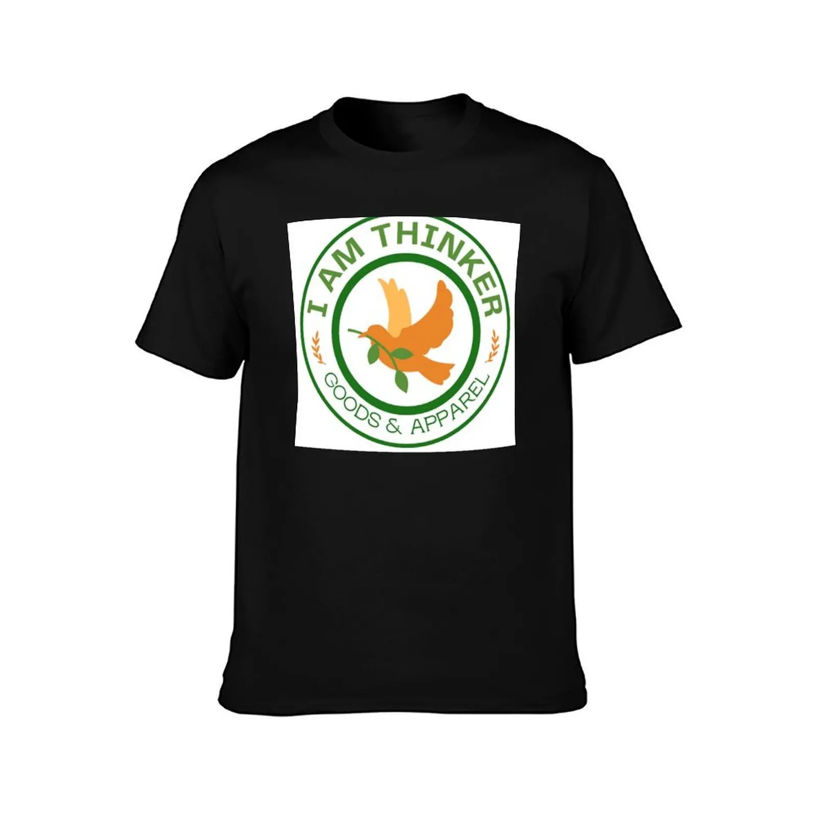 I AM THINKER LOGO T-Shirt Labor Work Casual T-Shirt