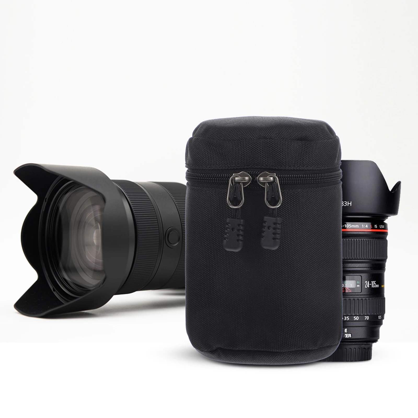 

Professional Camera Lens Bag Durable PU Material Compact Lightweight Scratchresistant Waterproof Protector for Dslr Lenses