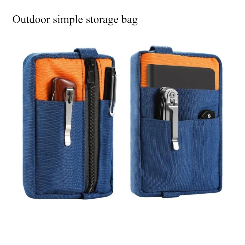 

Tactical EDC Pouch - Military Multi-Function Organizer for Outdoor, Compact Wallet with Card Slots & Tool Storage