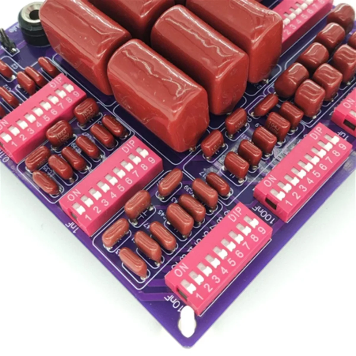 0.1nF to 99.9999uF Step Six Decade Programmable Capacitor Board Polypropylene Film Capacitor Board