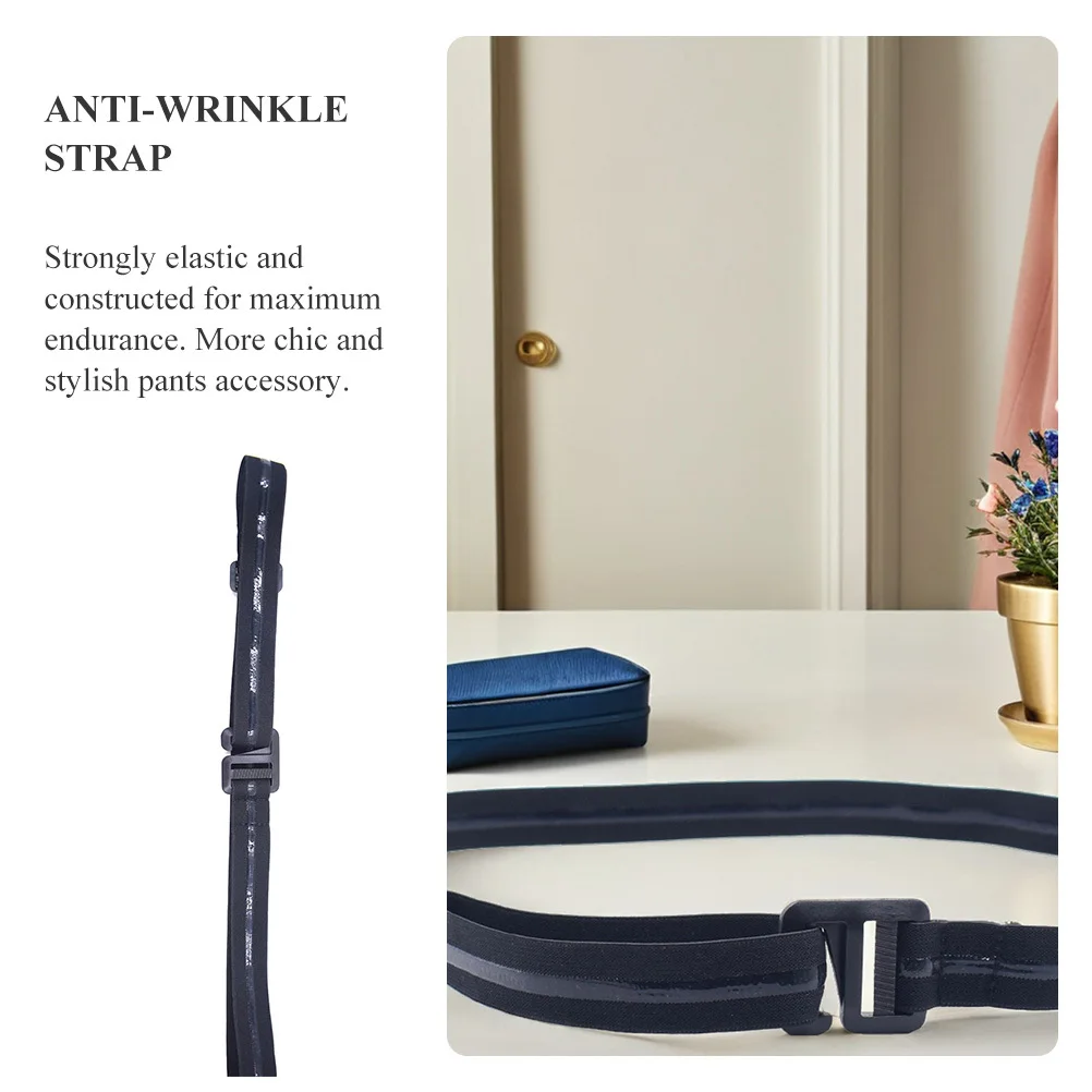 قابل للتعديل للجنسين قميص البقاء حزام 2.5 سنتيمتر البلاستيك هوك مشبك عدم الانزلاق المضادة للتجاعيد ل فستان رسمي المهنية القمصان الثنية الفرقة #4