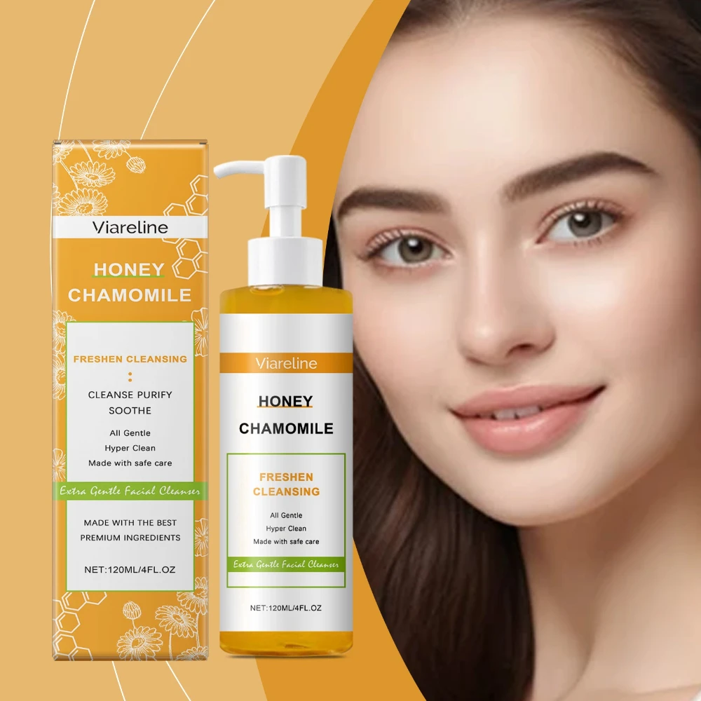 Chamomile Moisturizing Cleanser Gently Cleanses Pores, Refreshes Facial Cleansing, and Deeply Hydrates and Moisturizes