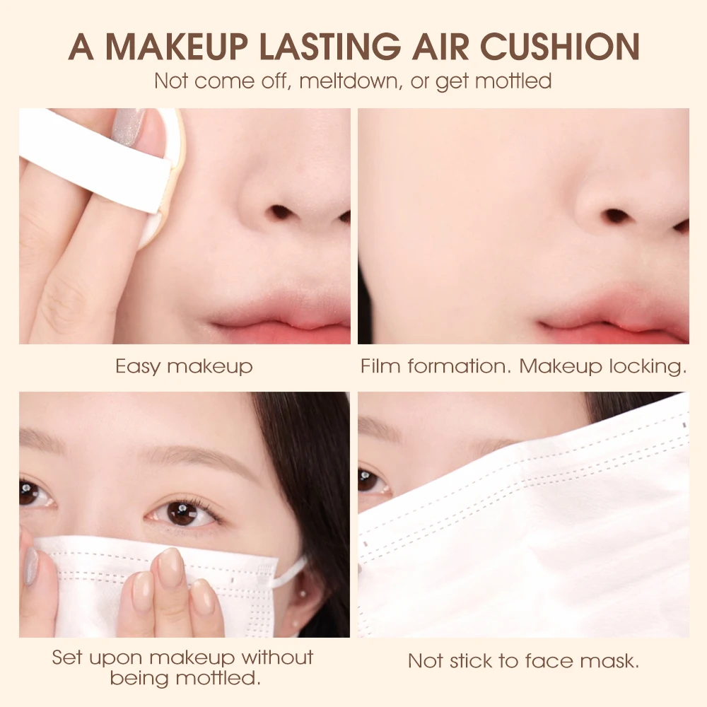 Wholesale O.TWO.O Air Cushion BB Cream 3 Colors Fuller Coverage Waterproof Long-lasting Concealer Cushion Compact Face Makeup