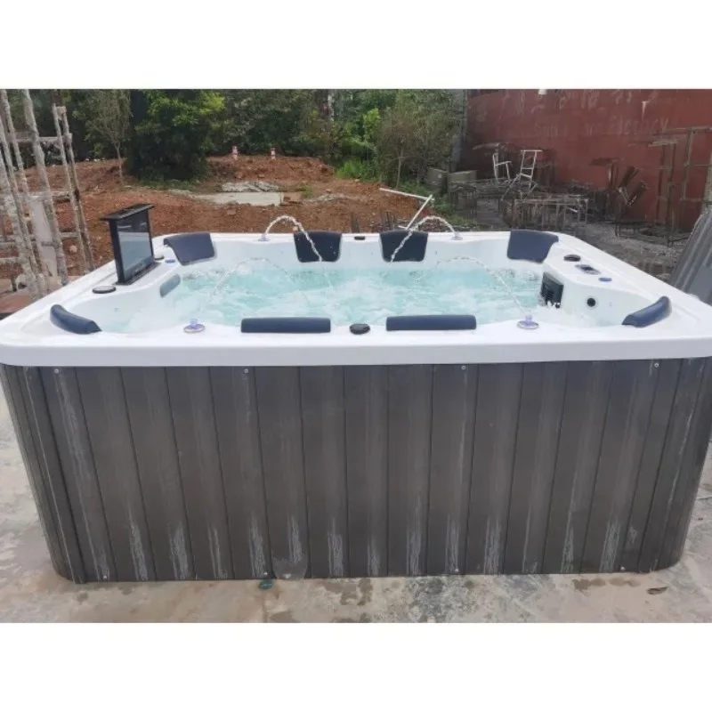 High Quality Luxury 5 Persons Outdoor Large Whirlpool Bath Massage Acrylic Bathtub Jets Spa Pool Hot Tub For Manufacturer