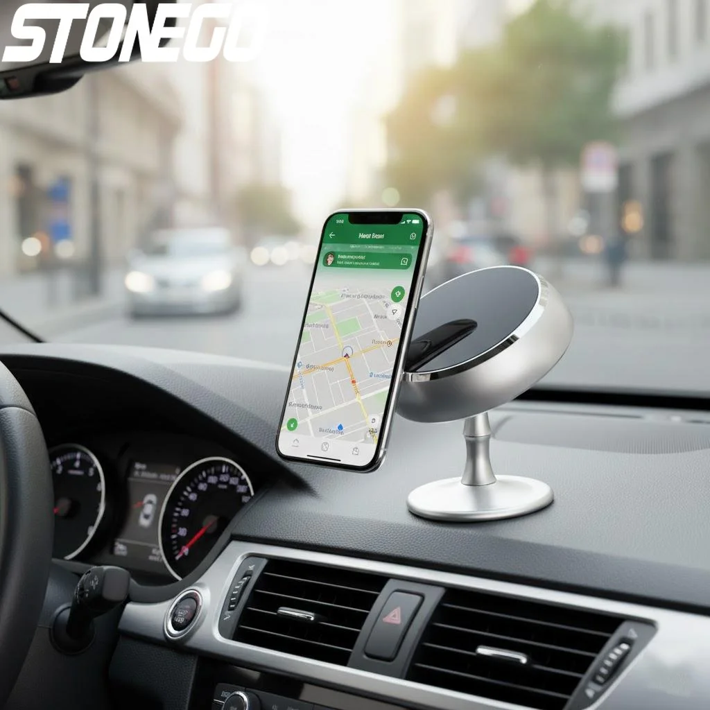 

Мощный магнитный держатель для телефона в автомобиль 360° ° Вращающийся магнитный держатель для смартфонов на приборную панель