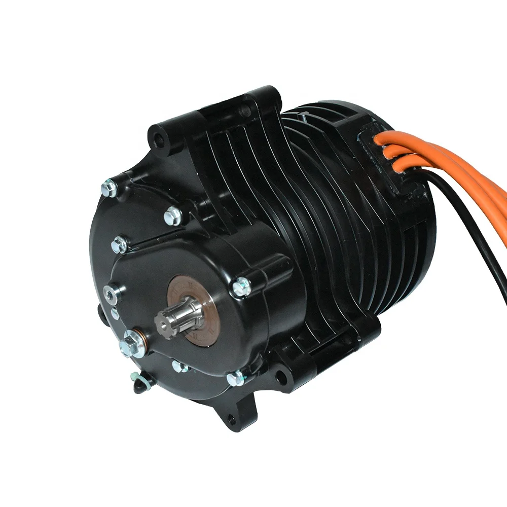 138 70H V3 72V Mid Drive Motor 1:2.37 Gearbox Electric Motor Mount Brushless Chain Qs 3kw for Electric ATV Dirtbike Motorcycle