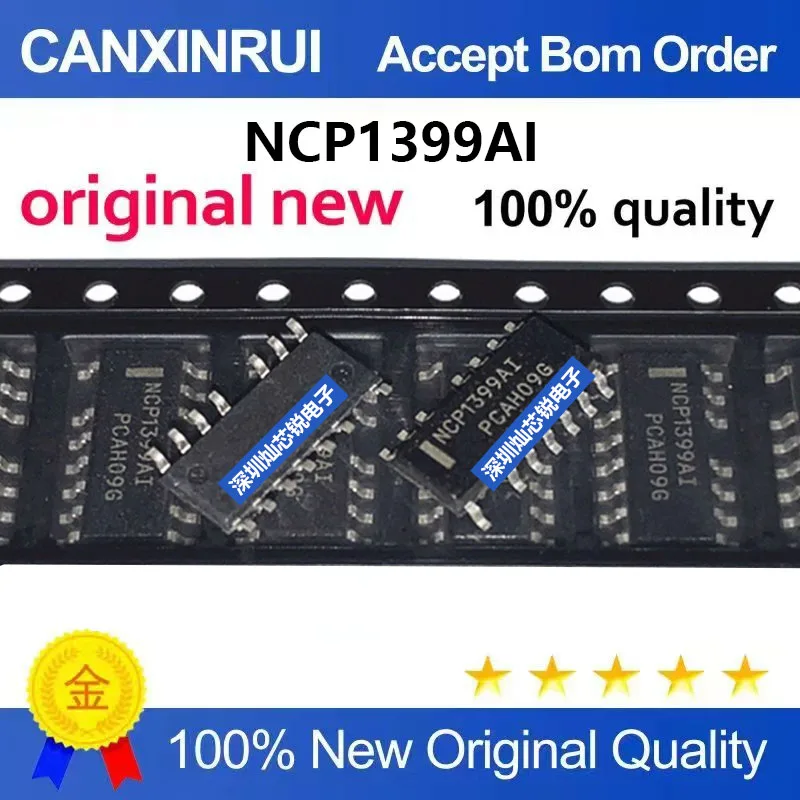 (5-100pieces)Brand New Original NCP1399 NCP1399AI SMD SOP14 Pin Switching Controller Chip