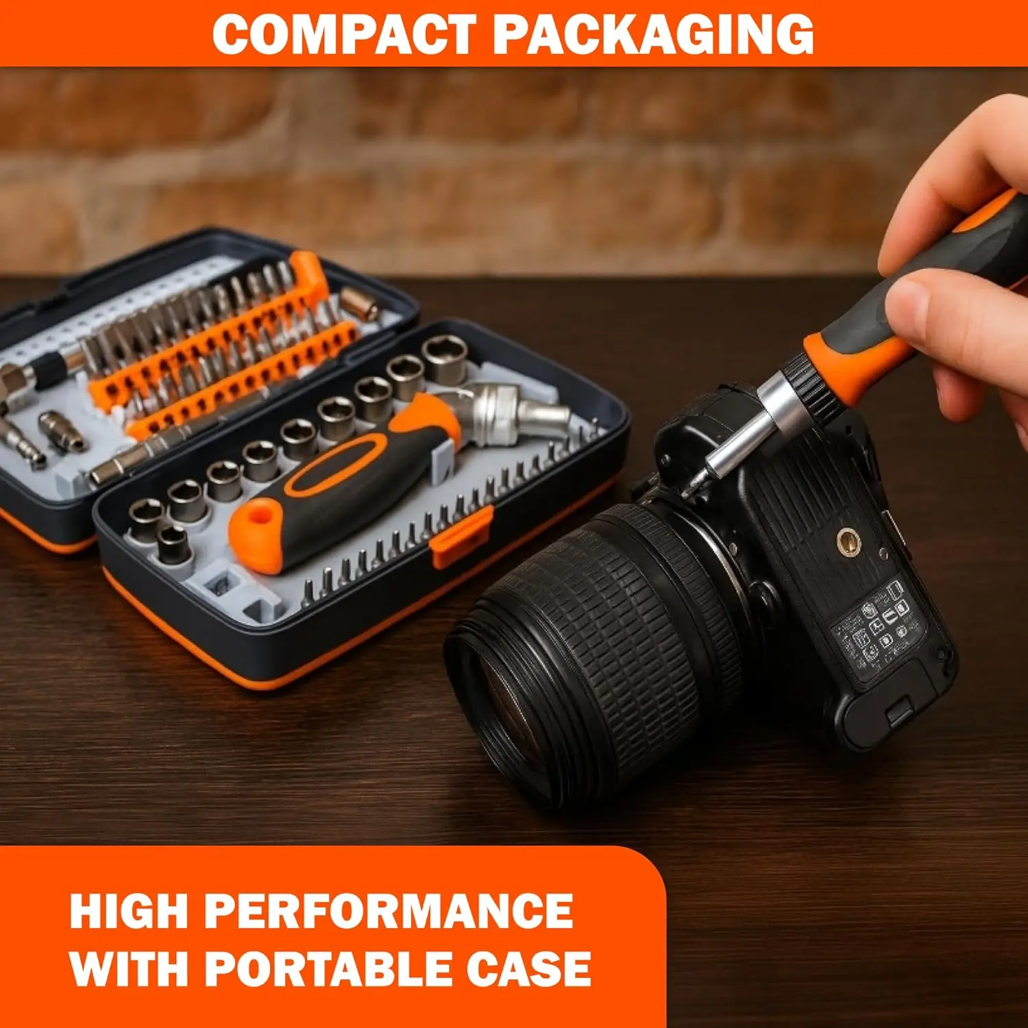 68-in-1 Präzisions-Schraubendreher-Set mit 60 magnetischen Torx- und Phillips-Bits, Reparatur-Werkzeug-Set, ideal für Brillen, Telefone, perfektes Geschenk – Detail 3