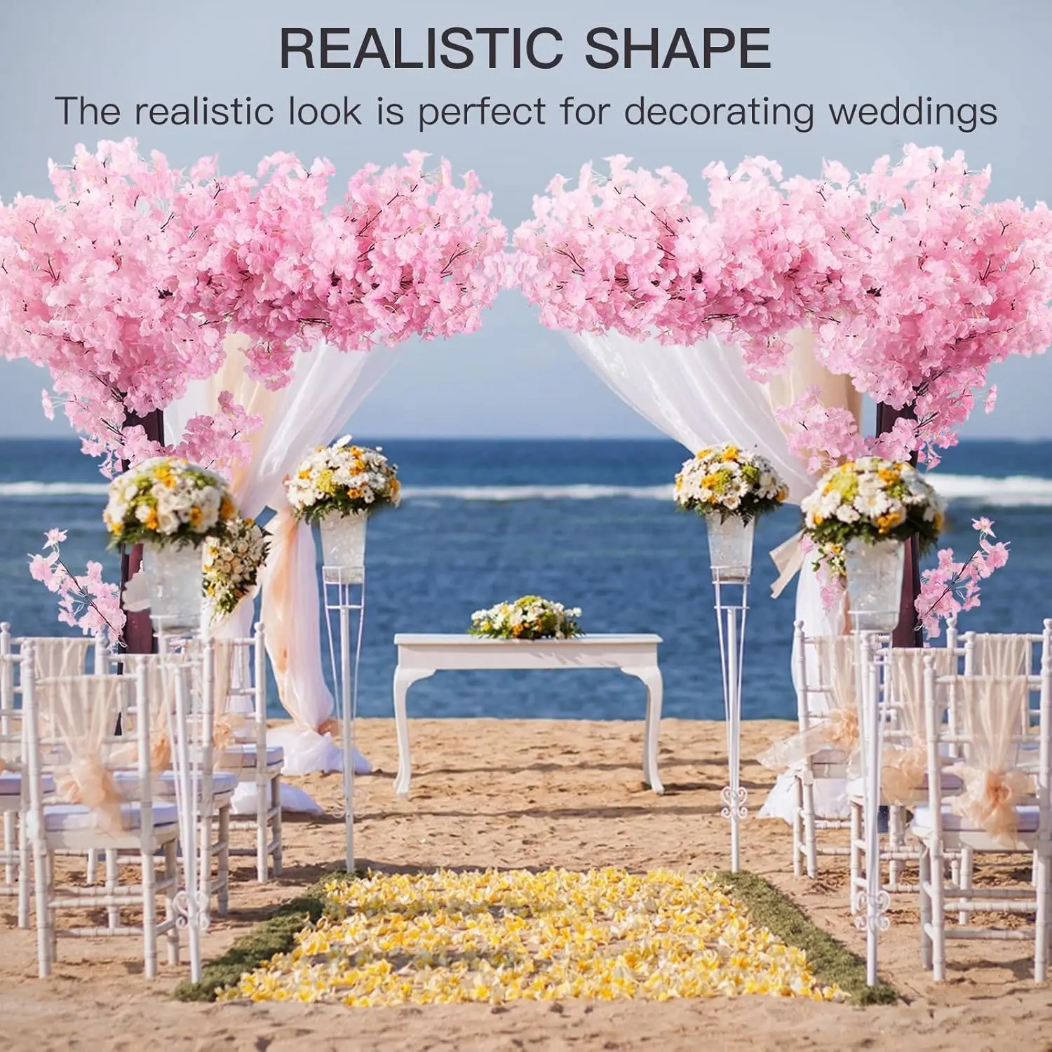 

Artificial Blossom Tree Party Decoration Indoor Cherry Blossom Branches Artificial Wedding Tree Arches